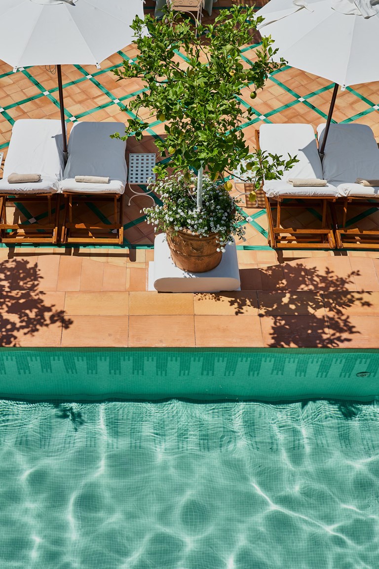 Le Sirenuse Hotel Positano Terrace Pool 0327